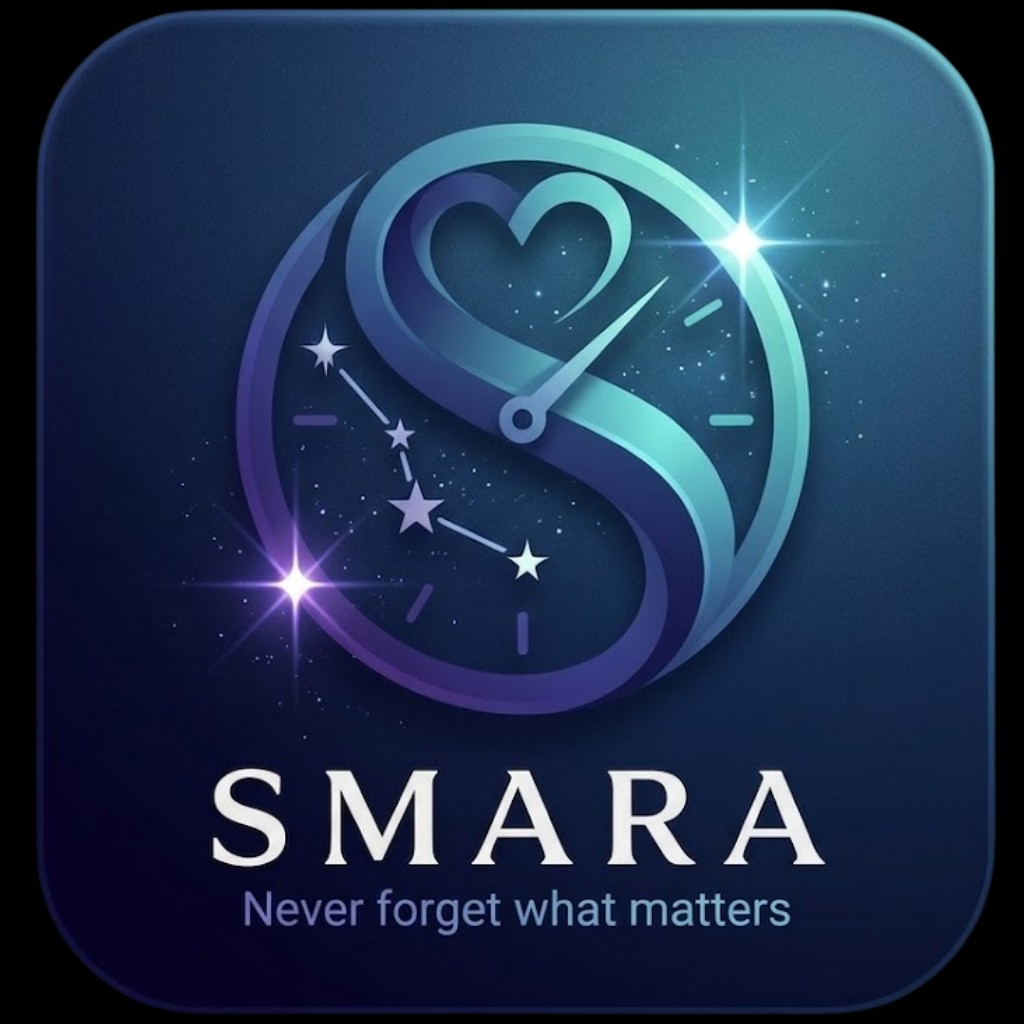 Smara app icon — offline birthday, anniversary, and task reminders